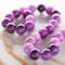 Purple Dyed Quartzite Round Beads, 8mm by Bead Landing™